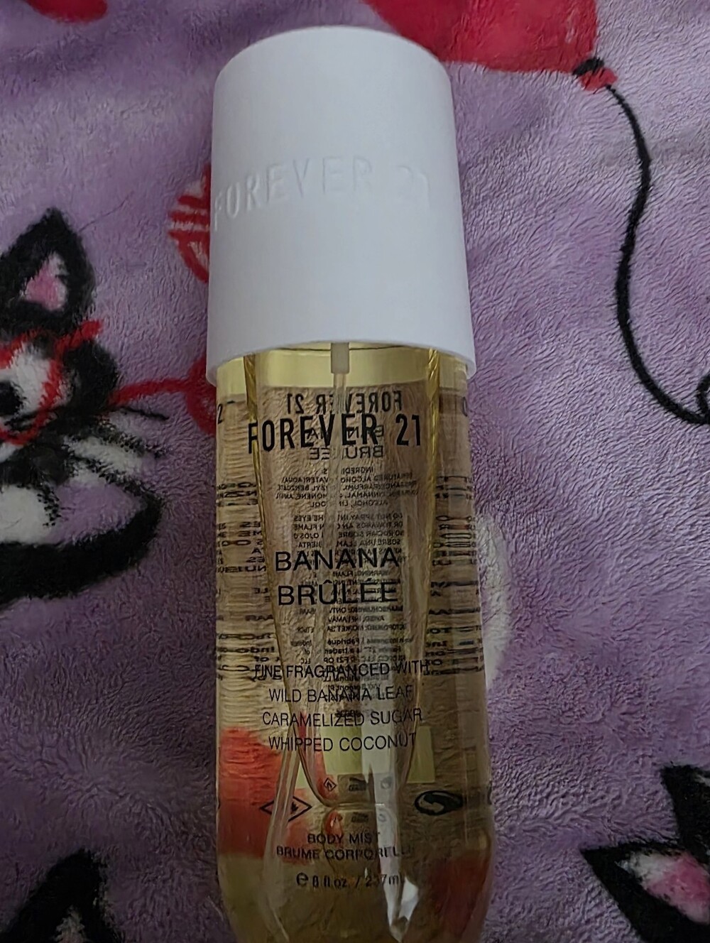 Forever 21 Banana Brulee Body Mist - Vibrant Yellow NWOB